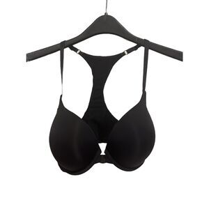 Victoria's Secret | T-Shirt Push Up Full COverage Black Bra Front Clasp 34 DD